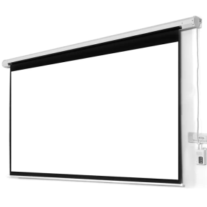 Motorized Projection Screen Electric Roll Up Projector Screen With Remote 600 x 450 cm