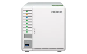 QNAPTS-332XBudget-friendly 10GbE NAS A 3-bay NAS with three M.2 SSD