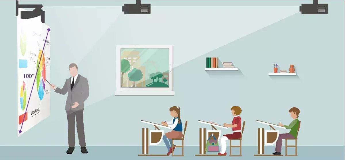 Projector BENQ MW855UST+ 3500lms WXGA Ultra short-throw