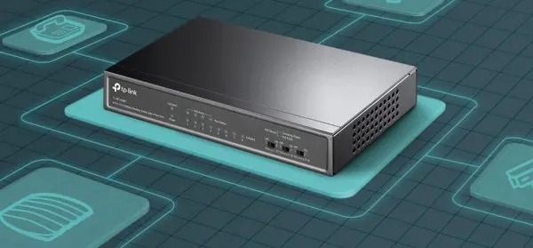 Professional High-Power 8-Port Unmanaged Switch with 4 PoE+ Ports