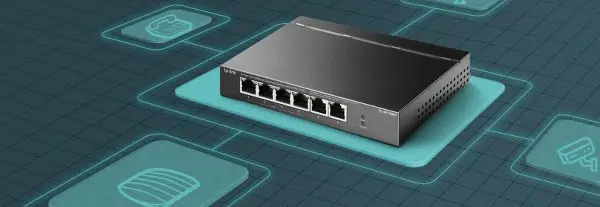 Professional High-Power Switch with 4 PoE+ Ports