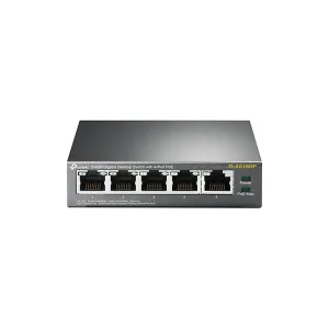 The TP-Link TL-SG1005P is a robust and efficient 5-port accordingly Gigabit desktop switch