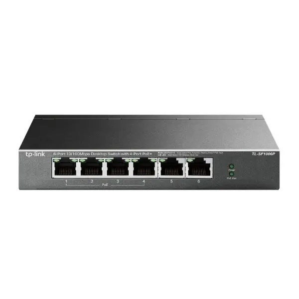 TP_LINK SWITCH TL_SF1006P. 4PORT POE